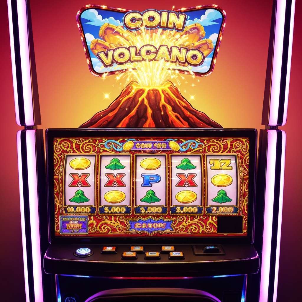 Coin Volcano Ludzie grający na automatach do gier w kasynie